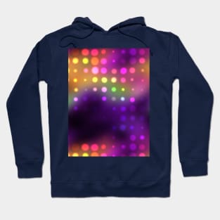 Psychedelic Trip Club Festival Concert Lights Fractals Purple Gold Hoodie